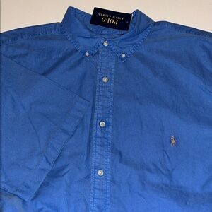 Polo Ralph Lauren Button Down Shirt Men's 2XLT Classic Fit 100% Cotton NWT $115